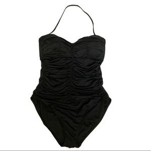 A.n.a Swimsuit One Piece Black Size 10 Minor Flaw Inside 2nd Pic